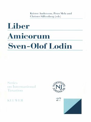 cover image of Liber Amicorum Sven-Olof Lodin
